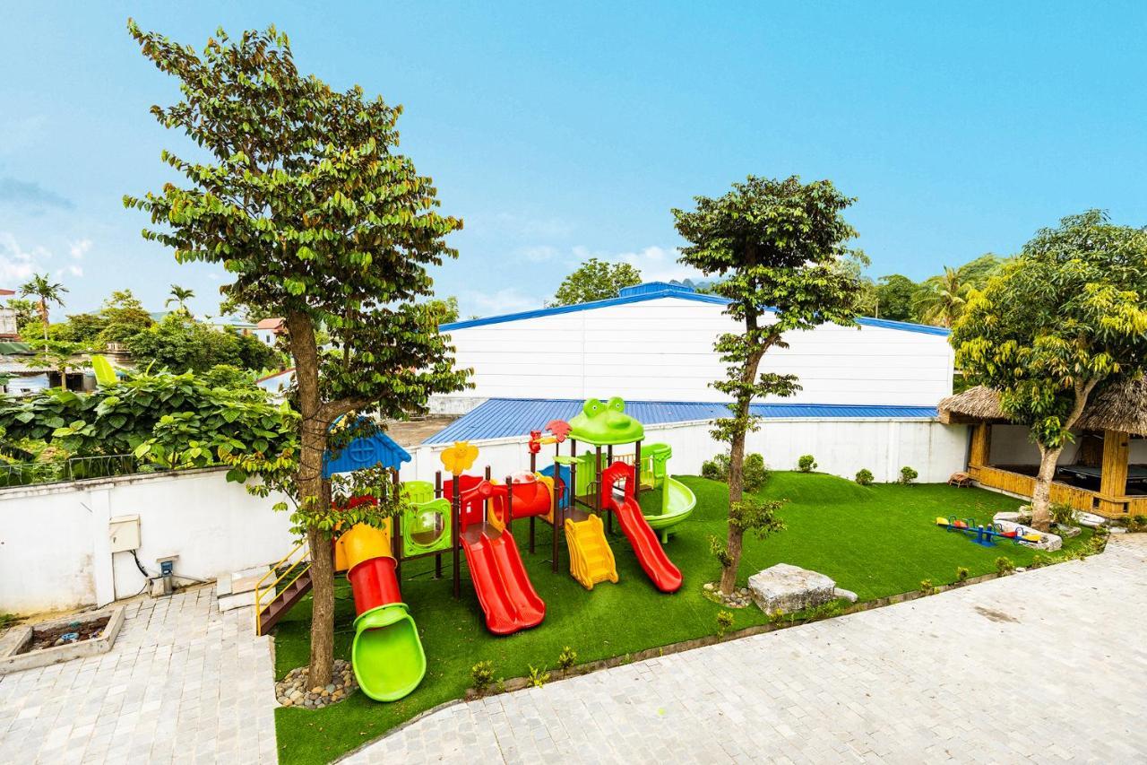 Hoa Vien Hotel - Suoi Khoang Kim Boi Hoa Binh ภายนอก รูปภาพ